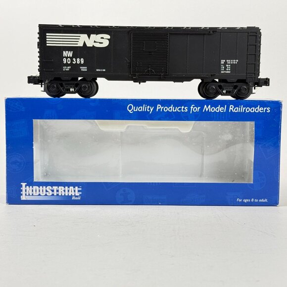 Industrial Rail Norfolk Southern NW 90389 Boxcar O-Gauge Model Train w/Box - Picture 2 of 13
